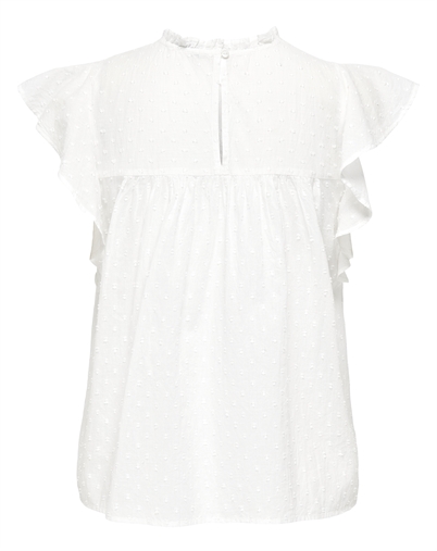 Only - Katti Dobby Top - Cloud Dancer